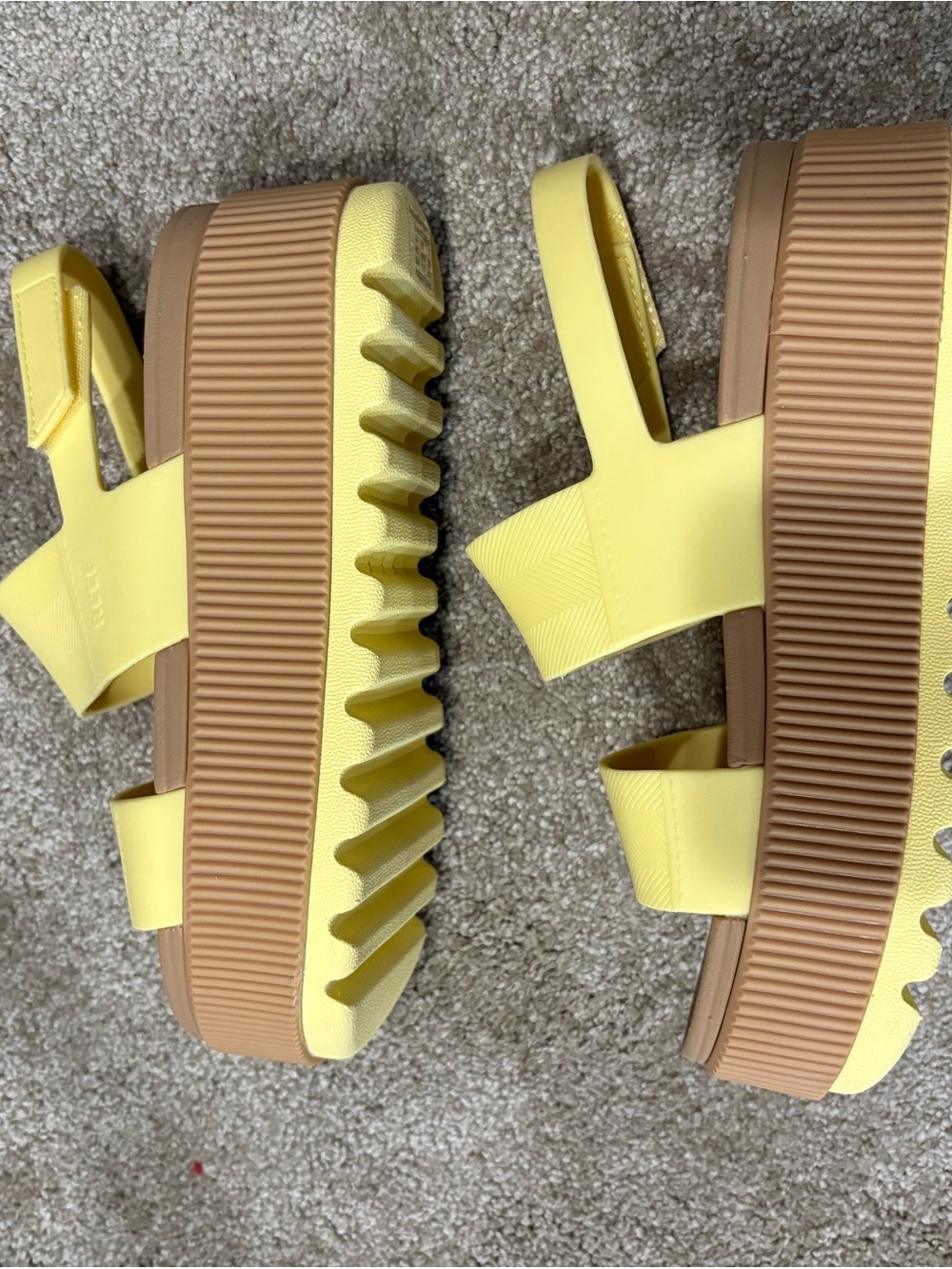 Reef Yellow Double-Strap Slingback Sandals - Picture 4 of 4